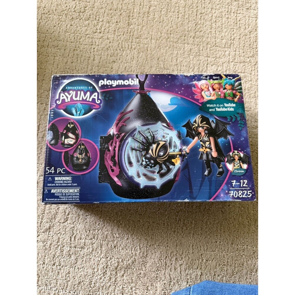 Playmobil Adventures of Ayuma: 54pc ELVINIA BAT FAIRY HOUSE Building Set #70825